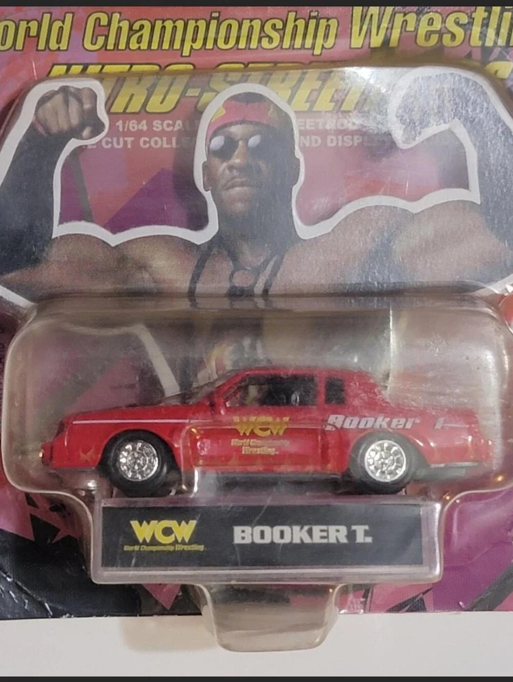 Booker T. WCW Nitro-Street Rods Die Cast Car by Racing Champions 1998